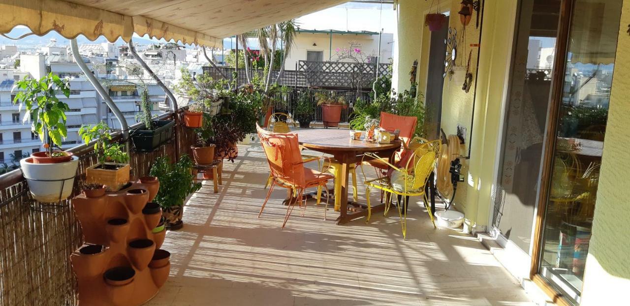 Penthouse Balcony Close To Acropolis Apartment Athens Exterior photo